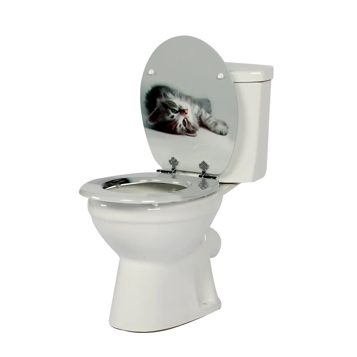 SINOBATH MDF WC-Sitz Katze Softclose Toilettensitz — H236 – Bild 5