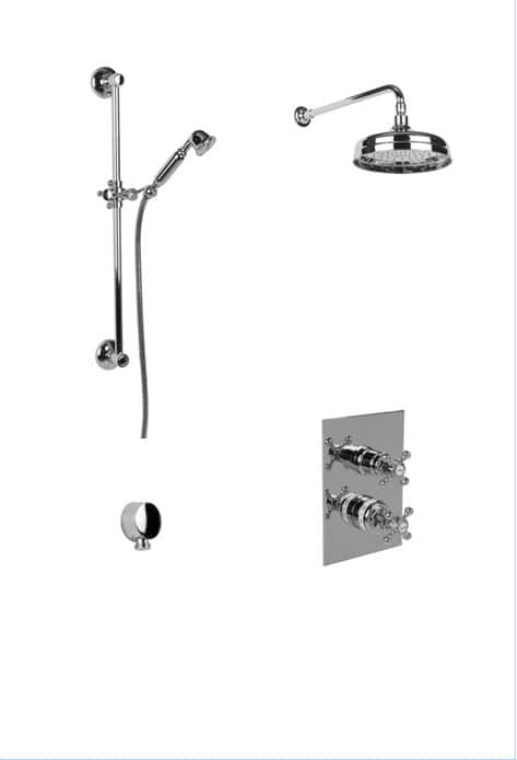 Dorset Unterputz-Thermostat-Duschset, Chrom
