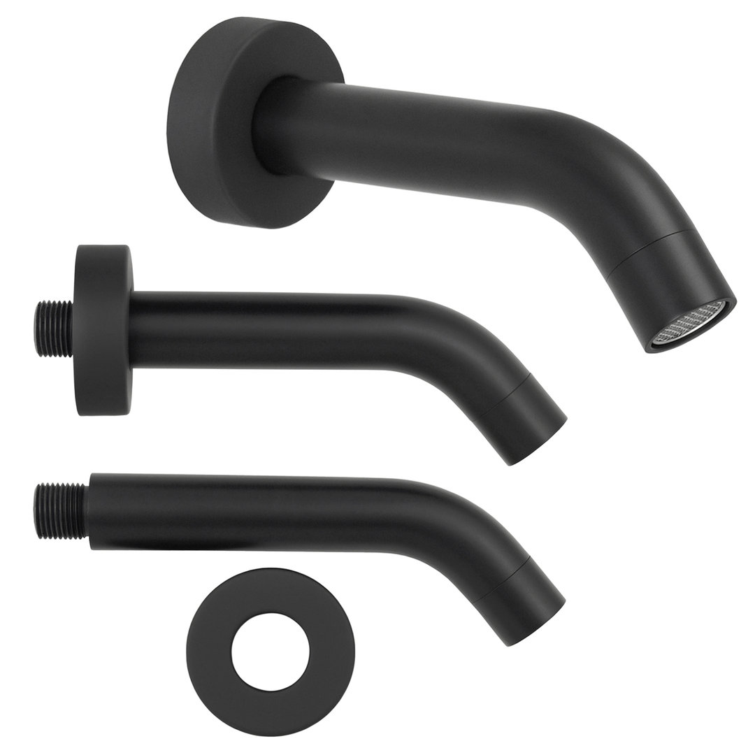 Unterputz-Set mit hansgrohe Vernis-Shape-W53-PA Wanneneinlauf schwarz matt – Bild 4
