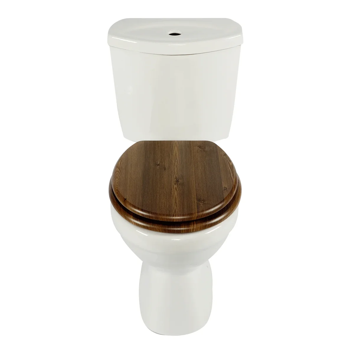 SINOBATH MDF WC-Sitz Holzmaserung Softclose Toilettensitz — W122 – Bild 6