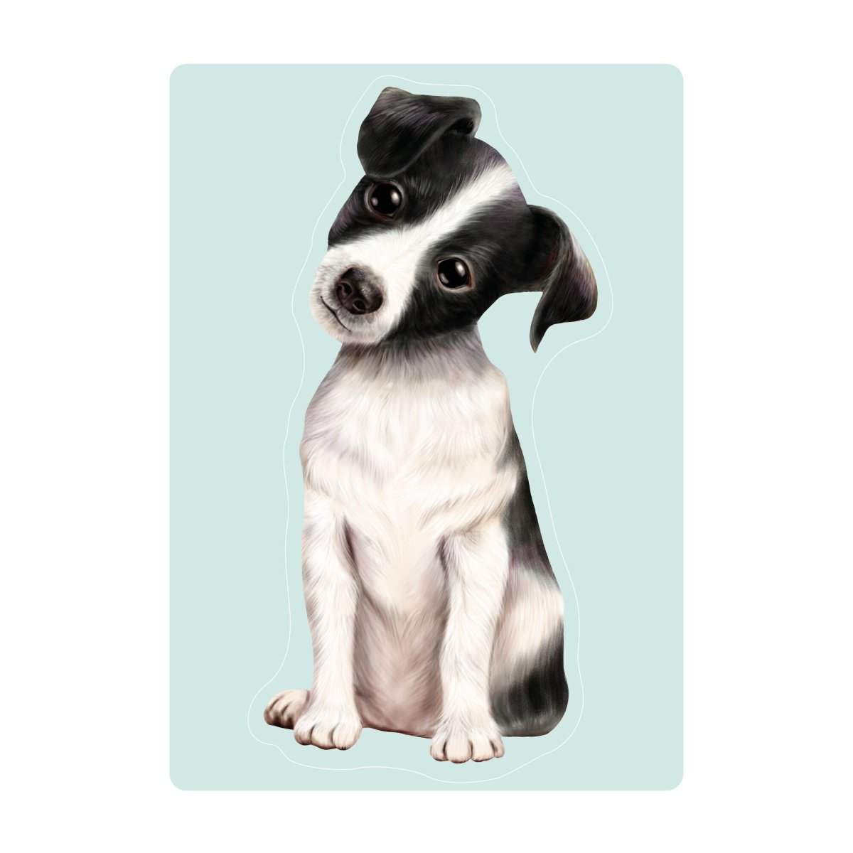 Fensterbild Hund Haustier Jack Russel Terrier, Fensterdeko Kinderzimmer Kind Osterdeko Frühlingsdeko – Bild 7
