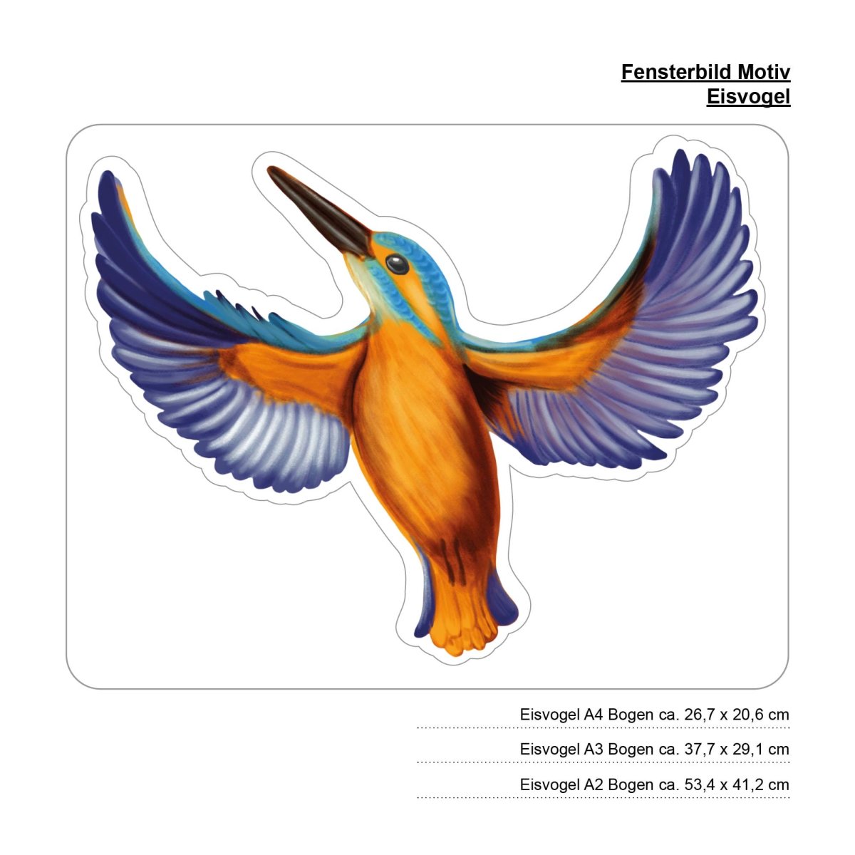 Fensterbild Vögel einzeln Vogel bunte Fensterdekoration wiederverwendbare Fenstersticker, Osterdeko, Frühlingsdeko Frühling Ostern – Bild 9
