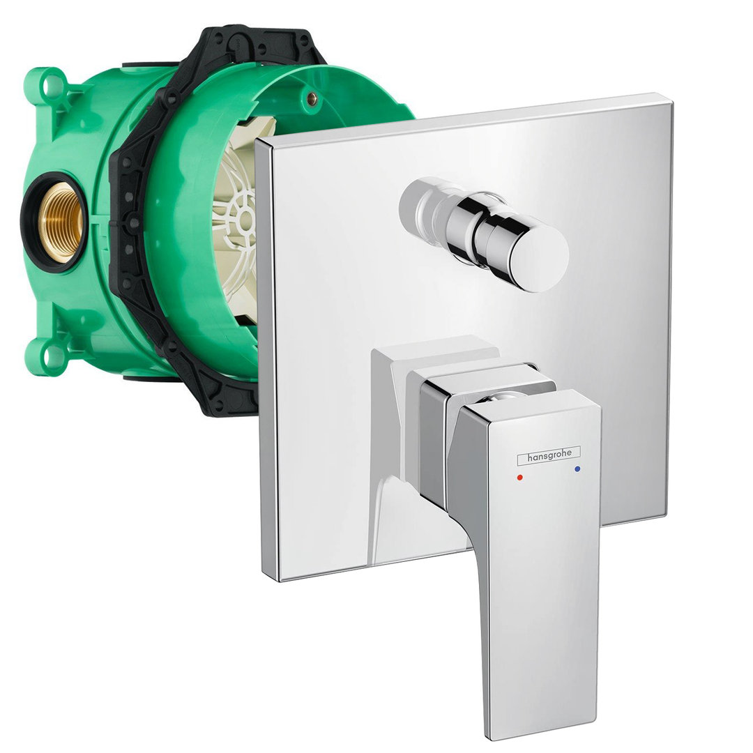 Unterputz-Set mit hansgrohe Metropol-BK13 Wanneneinlauf – Bild 3