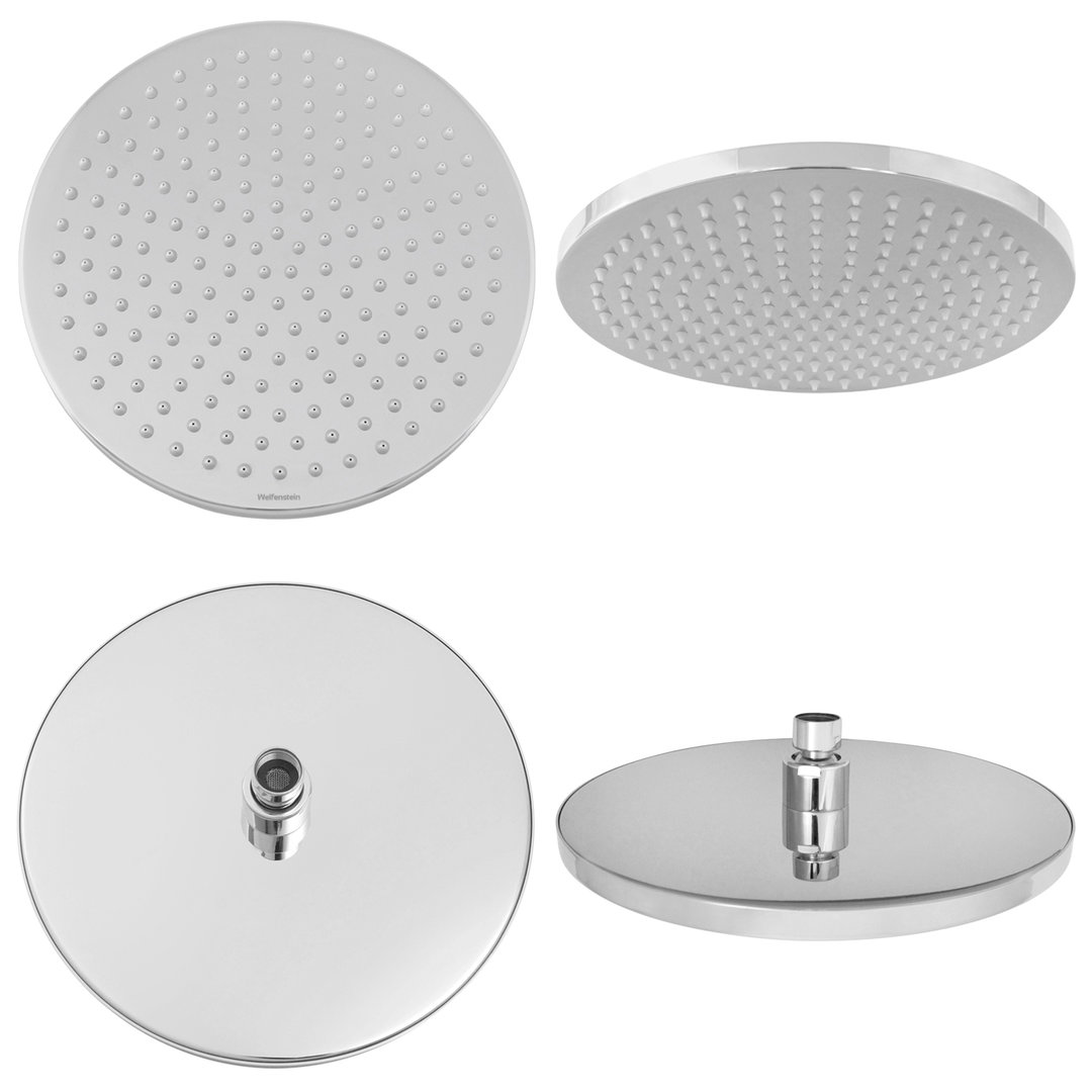 Welfenstein Regenbrause 25cm mit Zulaufarm HB7-HR102 – Bild 3