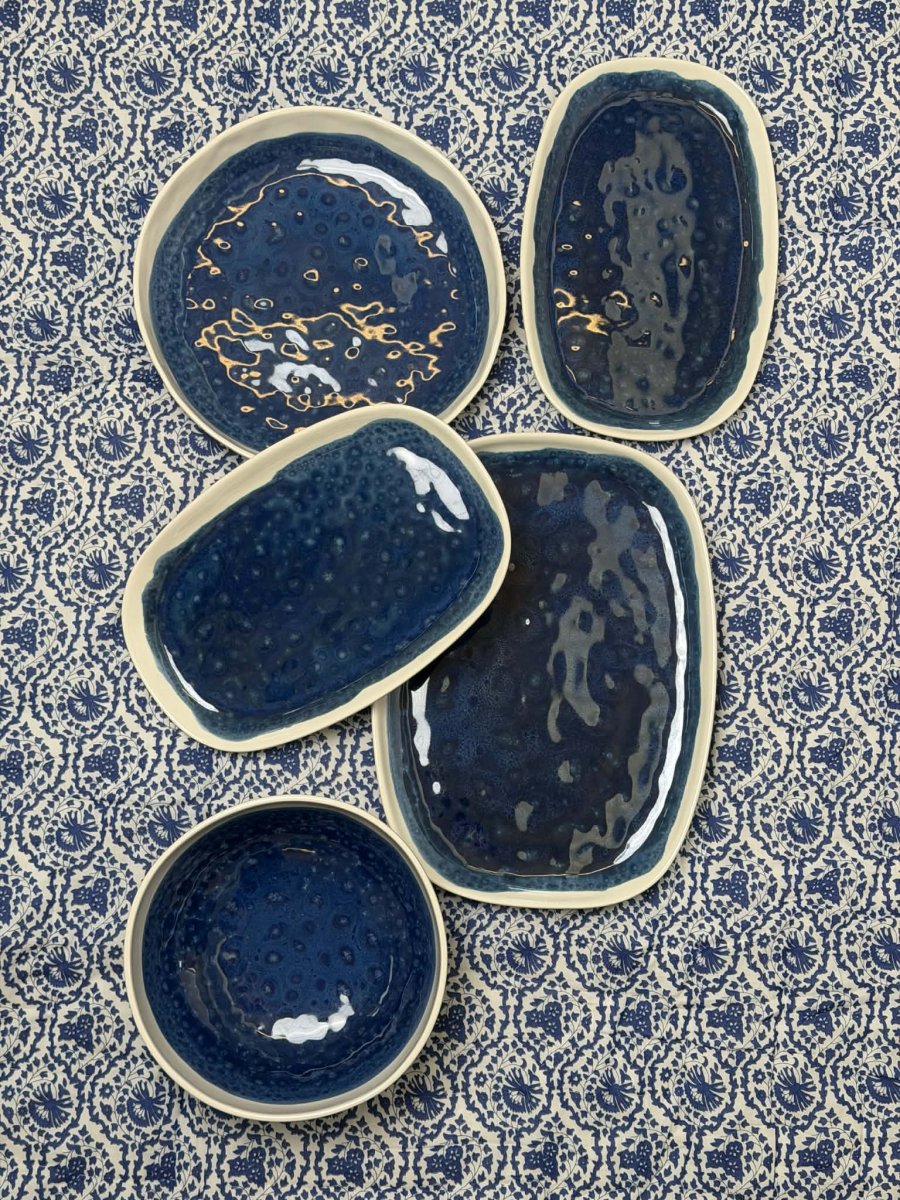 Servierplatte rund, Onyx – Bild 5