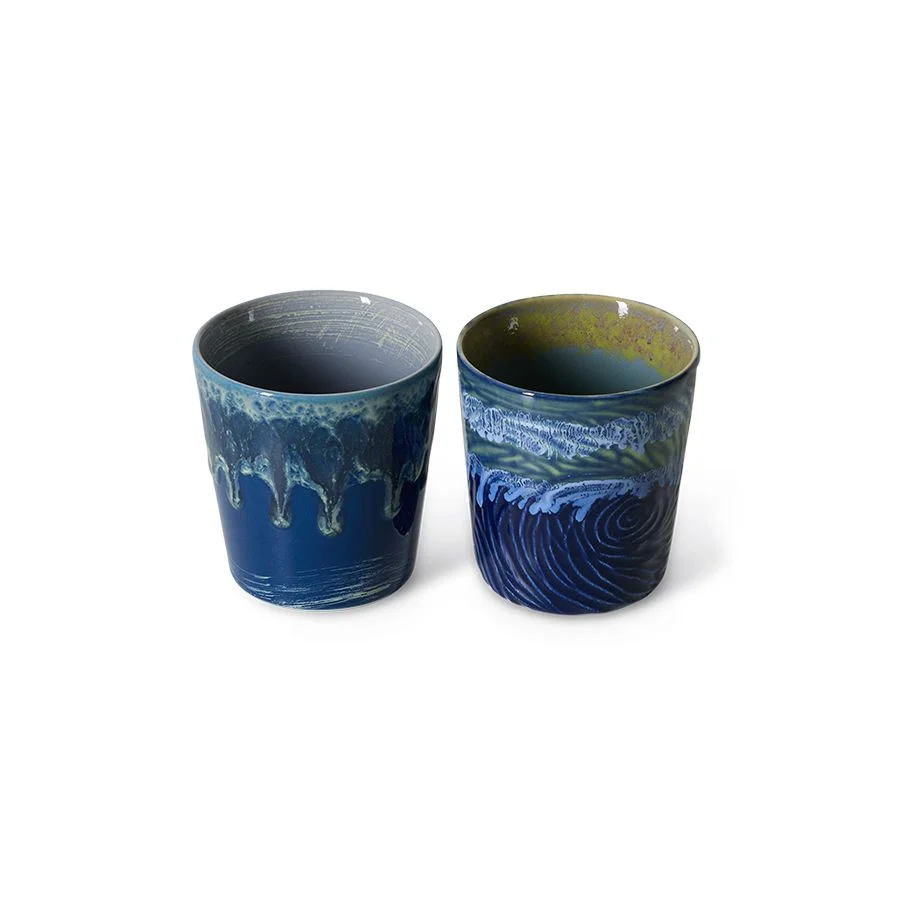 Henkellose Tasse, Van Gogh Sternennacht, – 2er-Set – Bild 8