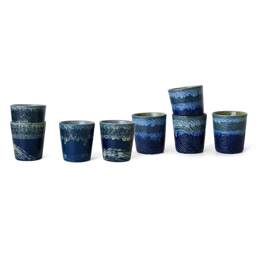 Henkellose Tasse, Van Gogh Sternennacht, – 2er-Set – Bild 9