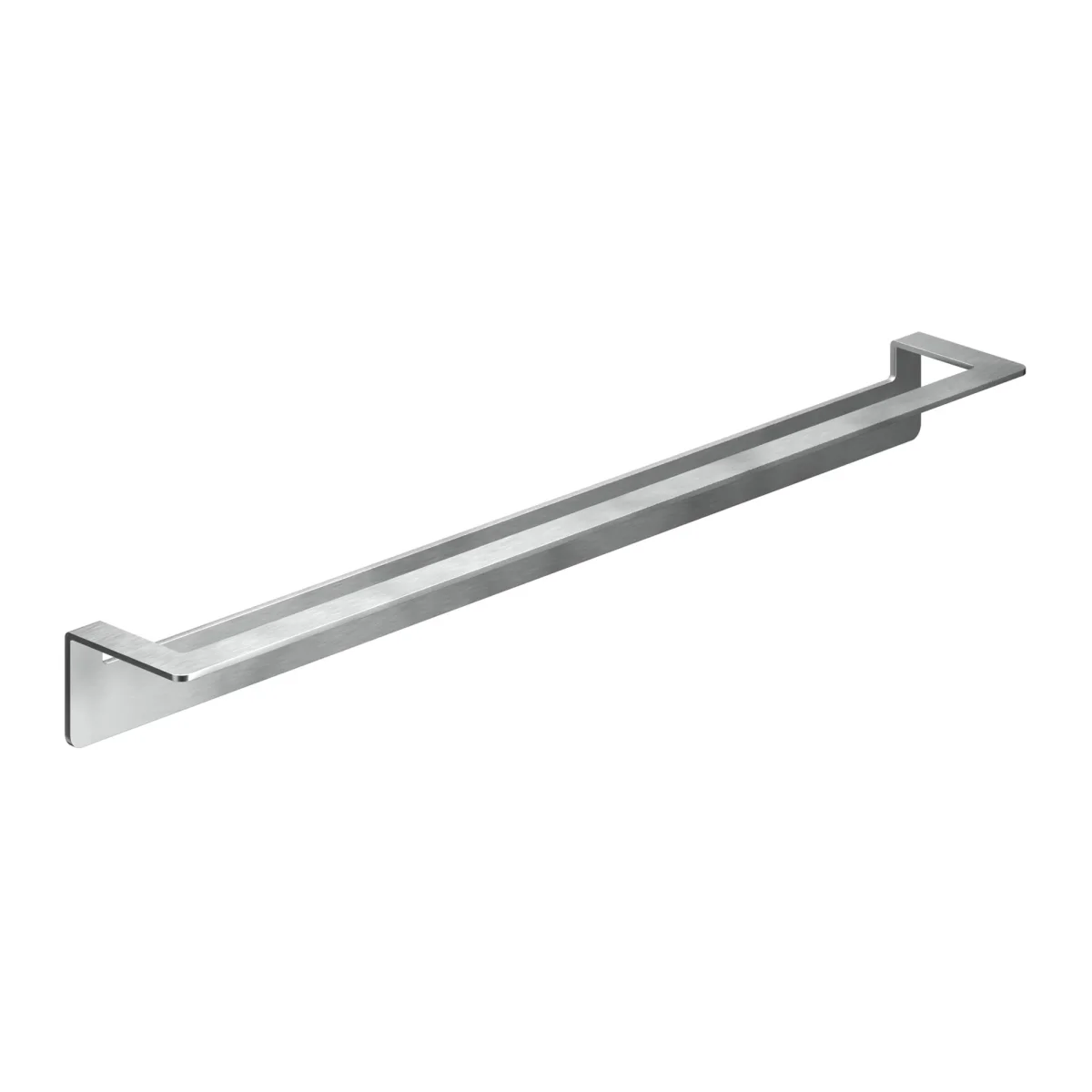 Handtuchstange ohne Bohren - 60 cm - rostfreier Edelstahl - Silber – Bild 2