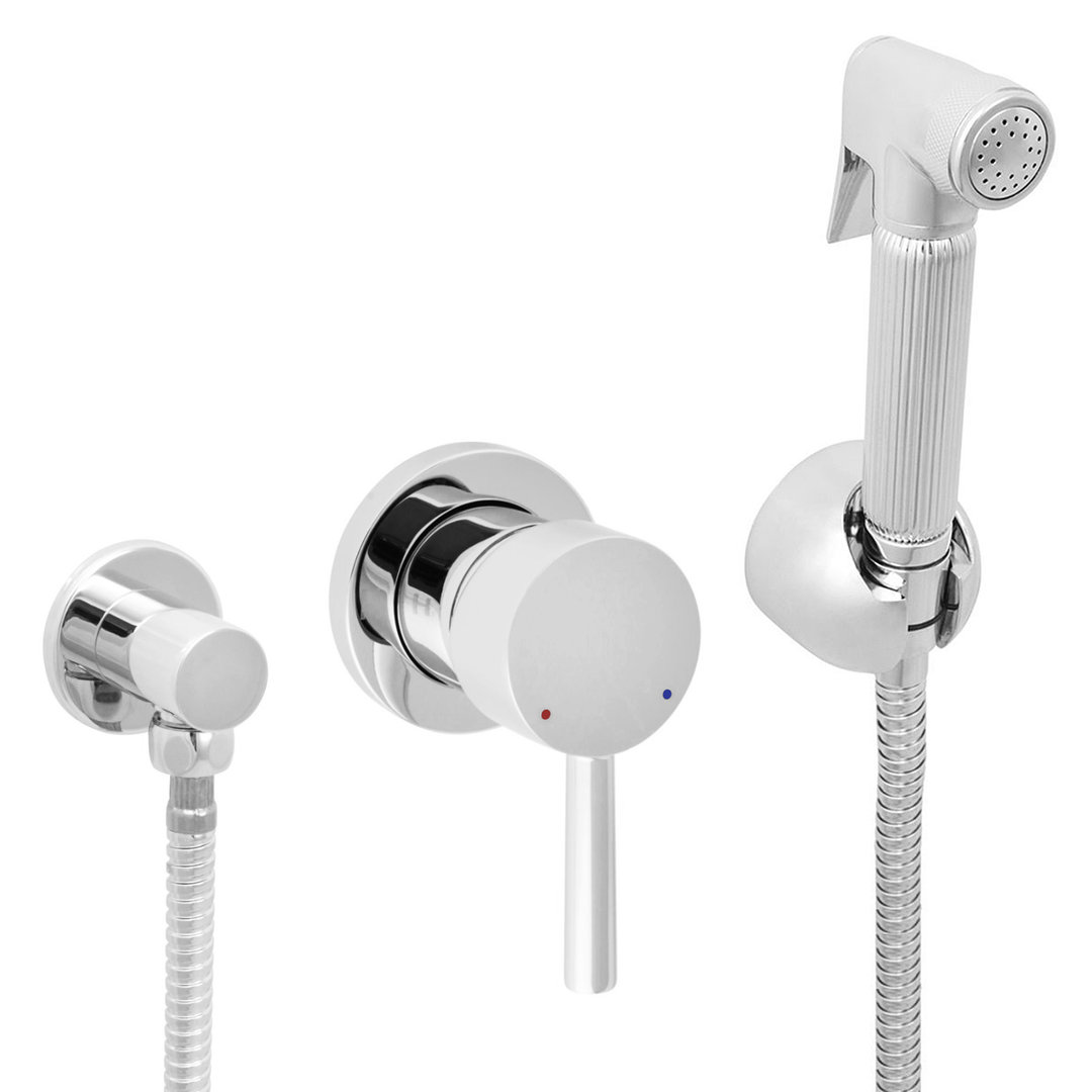 Welfenstein Unterputz Bidet Set BS05 Spraybrause Bidetdusche – Bild 2